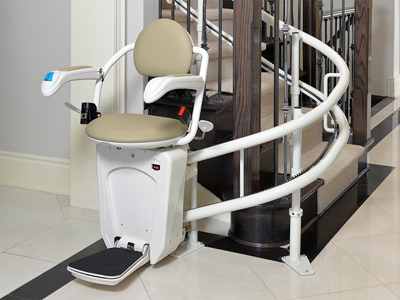 Curved Stairlifts & Chair Lifts Savaria Alberta